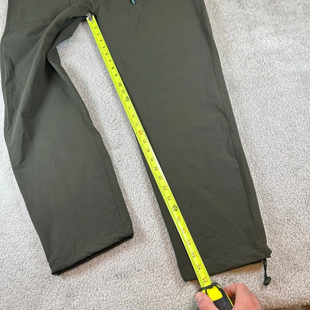 Cotopaxi Veza Adventure Pants Mens XL Olive Green Straight Leg Drawstring Hiking